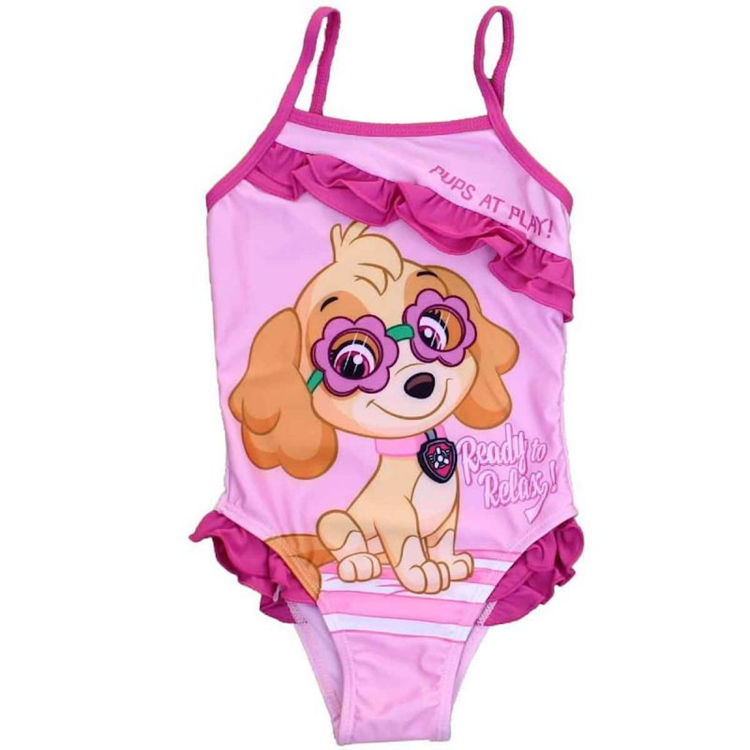 Picture of PT-94013 GIRLS SWIMWEAR LINED WITH FRONT FRILL